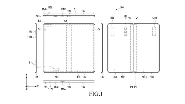 Samsung Galaxy Z Fold6 patent 1
