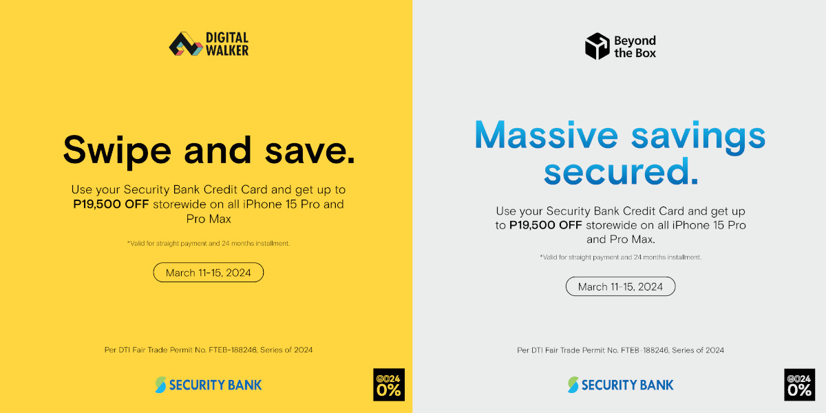 Secure Summer Savings at Digital Walker and Beyond the Box with Security Bank