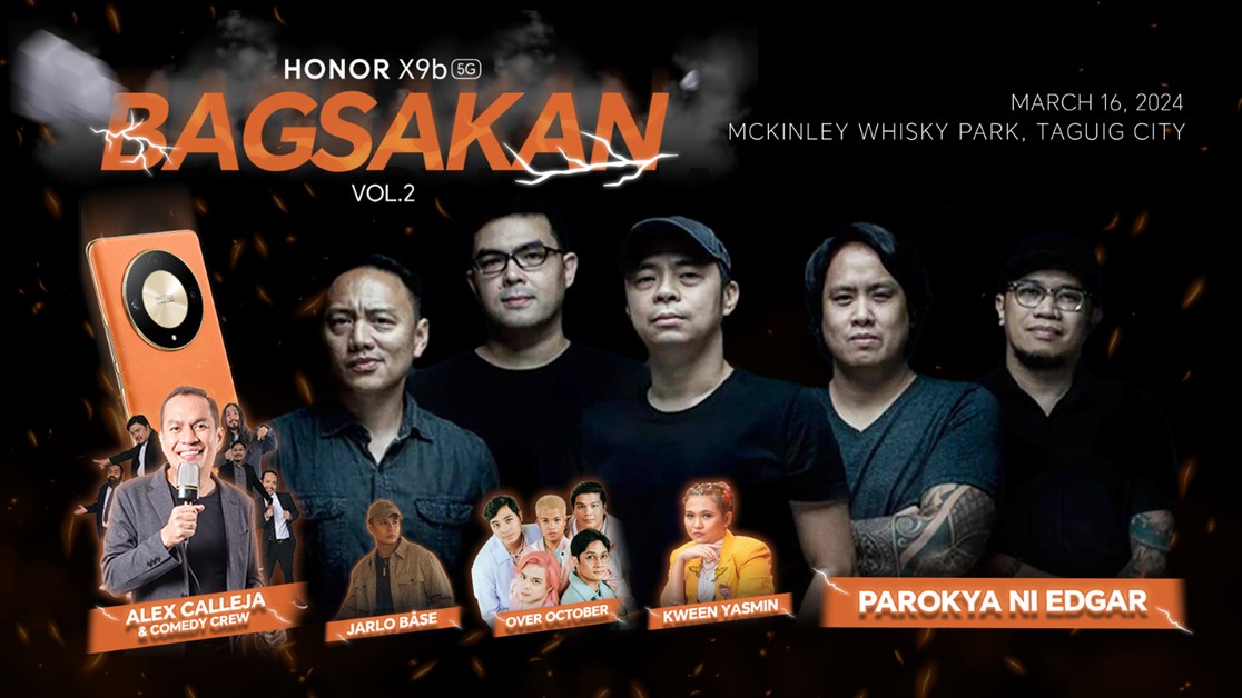 HONOR X9b 5G Bagsakan Concert Parokya ni Edgar