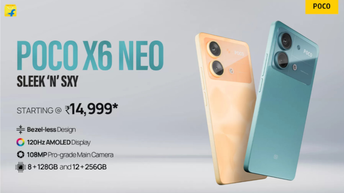 POCO X6 Neo 5G India launch 1