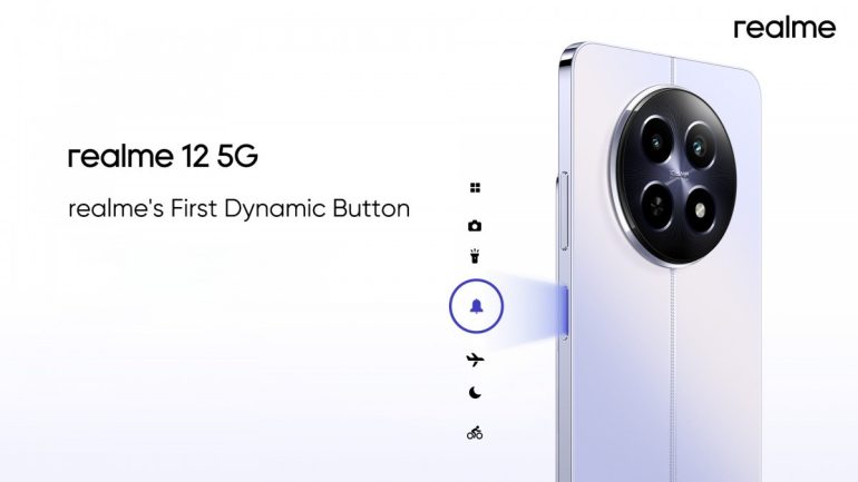 realme 12 5G India Launch Dynamic Button