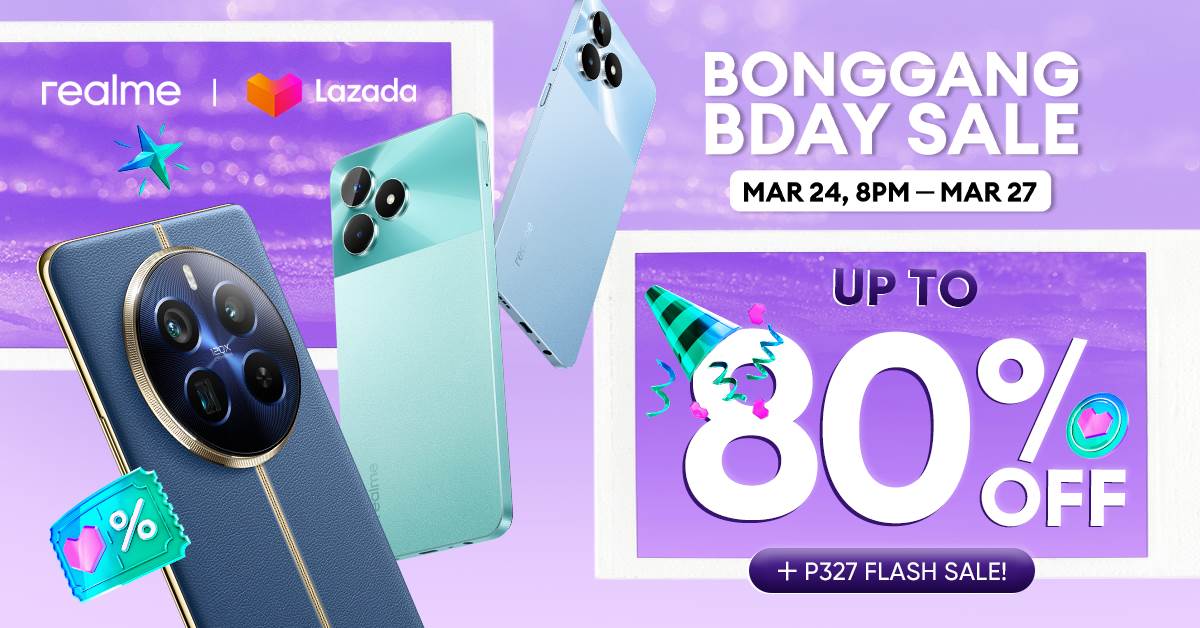 realme Joins Lazada’s 12th Birthday Blowout Sale with Up to 80% Discount