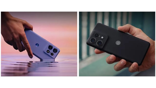 Motorola Edge 50 Pro India Launch purple and black