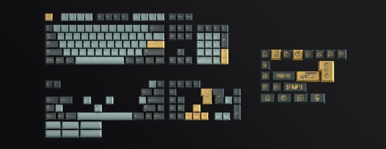 Rakk x Zion Studio PH Para Po Collection keycap set