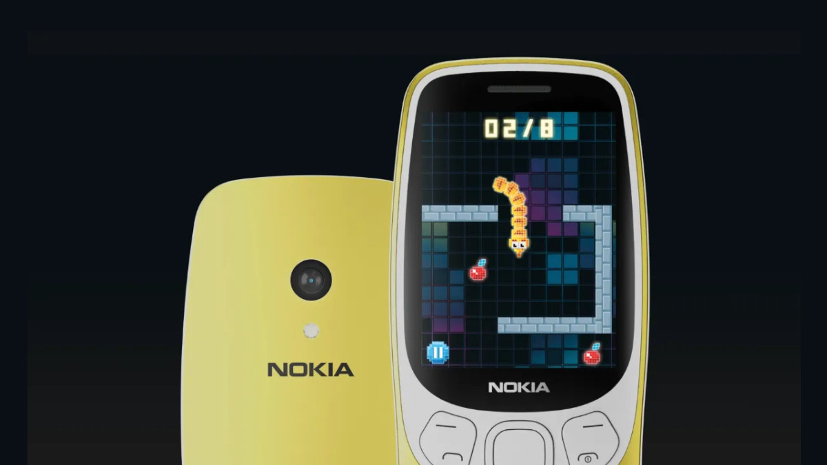 Nokia 3210 Revived with Snake Game and Fresh Design