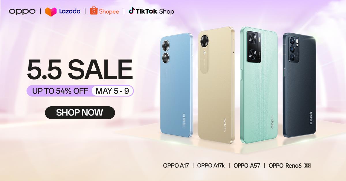 Score Irresistible Deals at OPPO’s 5.5 Sale