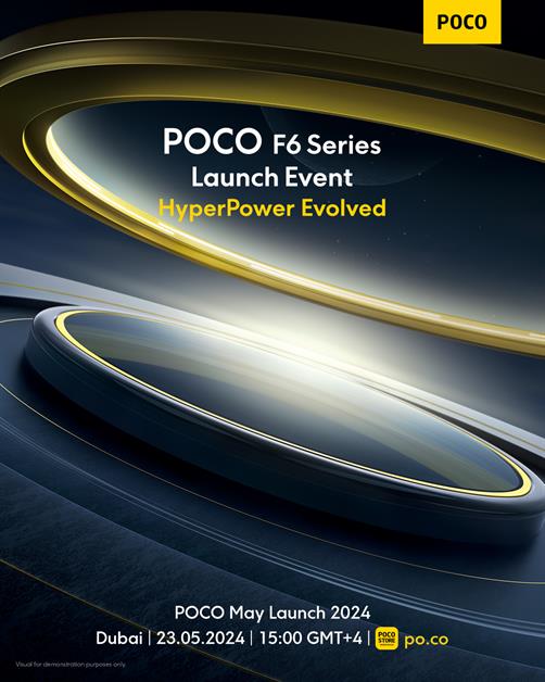 POCO F6 and F6 Pro to Debut on May 23