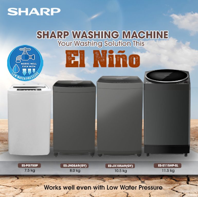 Sharp El Nino season Washing Machine
