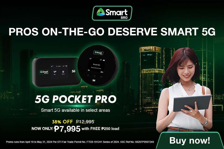 Get the Smart Bro 5G Pocket Pro for PHP 7,995 for a Limited Time