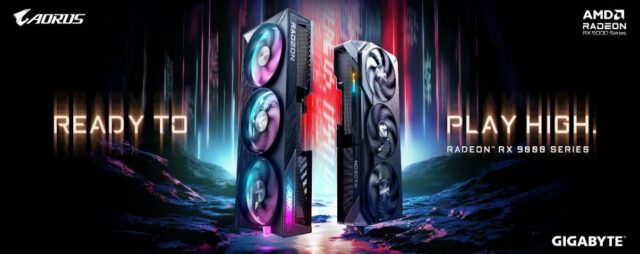 GIGABYTE Radeon RX 9000 series graphics cards launch 1