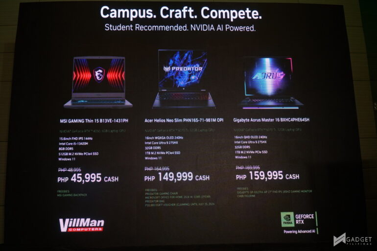 NVIDIA Back To School Promo 2025 Villman 2