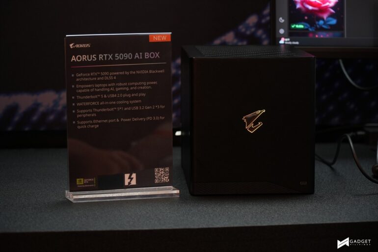 AORUS RTX 5090 AI BOX Launch Computex 2025