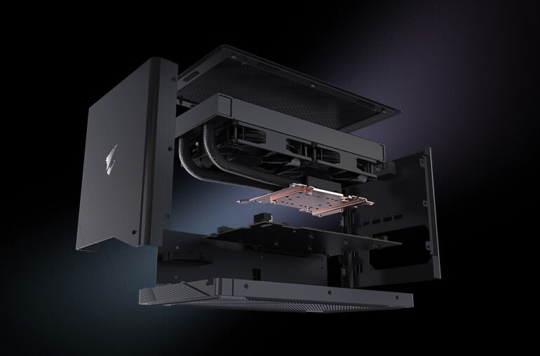 AORUS RTX 5090 AI BOX Launch cooling