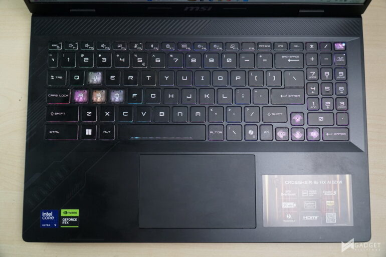 MSI Crosshair 16 HX AI D2XWGKG Review 312