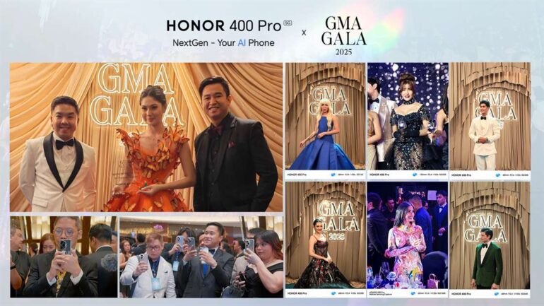 Main KV Press Release IN PHOTOS Stars of GMA Gala 2025 Shine Brighter With The New HONOR 400 Pro 5G