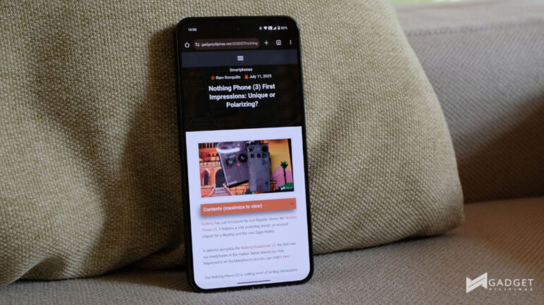 Nothing Phone (3) full review 2 display productivity