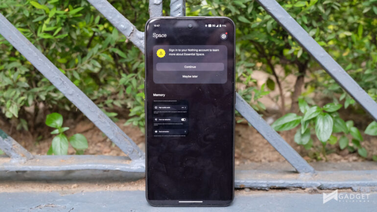 Nothing Phone (3) full review Essential Space