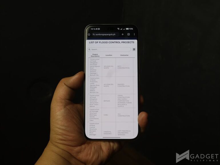 PBBM Launches Flood Control Project Reporting Website
