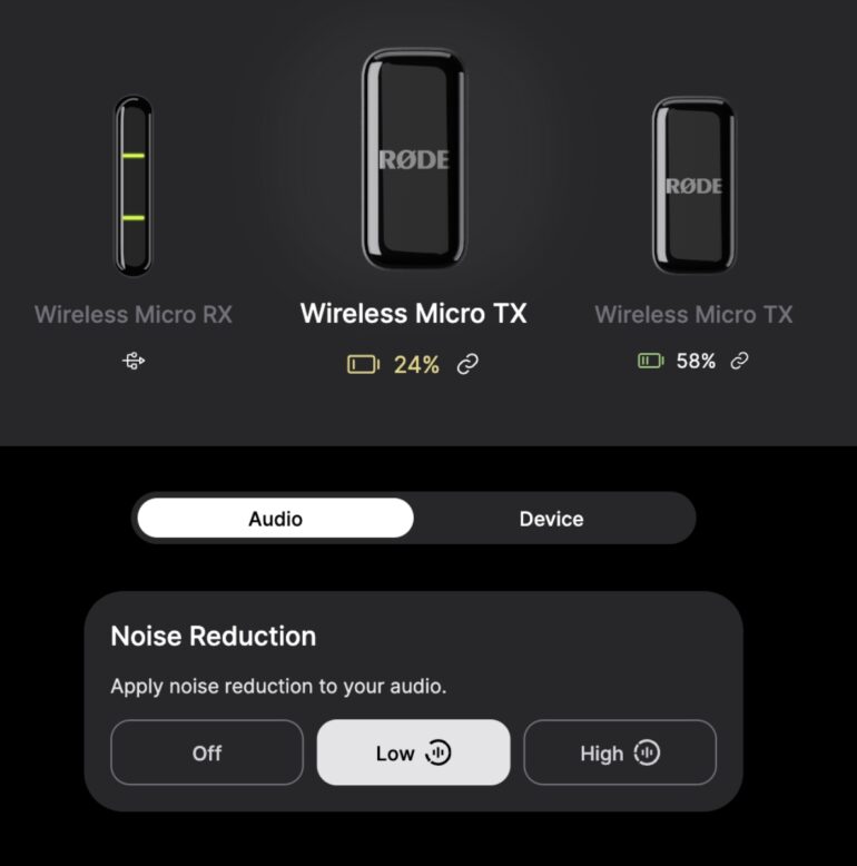 RODE Wireless Micro Review Software 7