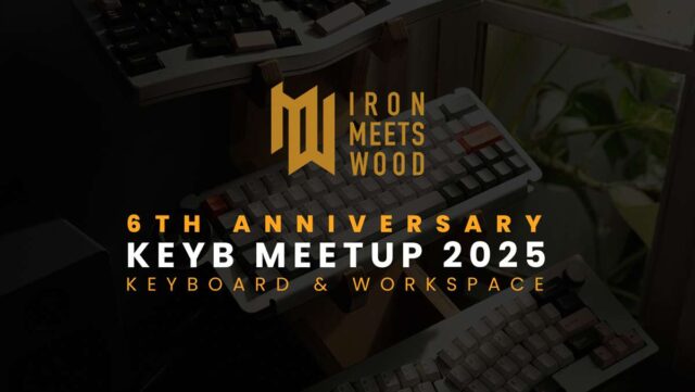 Iron Meets Wood Keyboard and Workspace Meetup