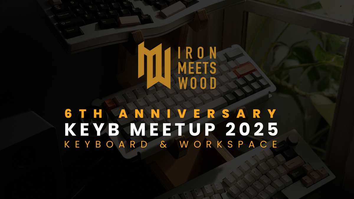 Iron Meets Wood Keyboard and Workspace Meetup