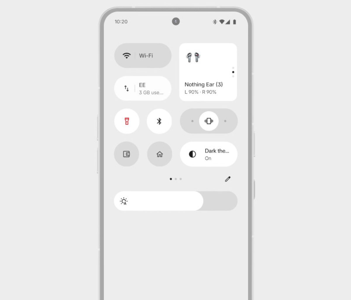 Nothing OS 4.0 announcement Quick Settings