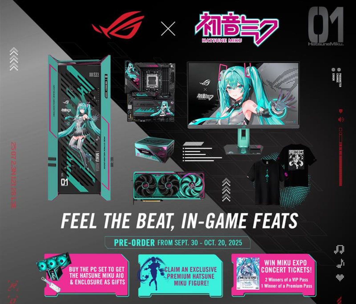 ROG x Hatsune Miku collection PH launch 2