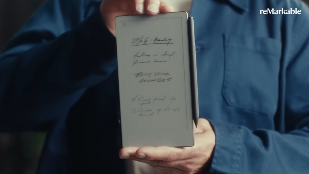 ReMarkable Paper Pro Move launch 1