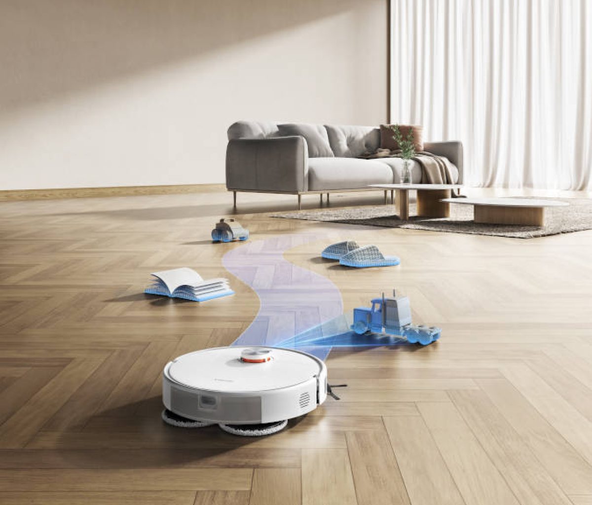 Xiaomi Robot Vacuum S40 Pro anti tangle side brush 129°