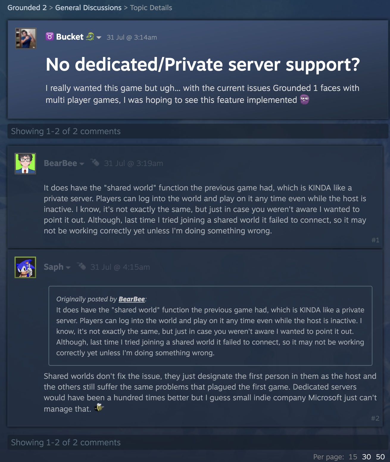 Grounded 2 Shared World