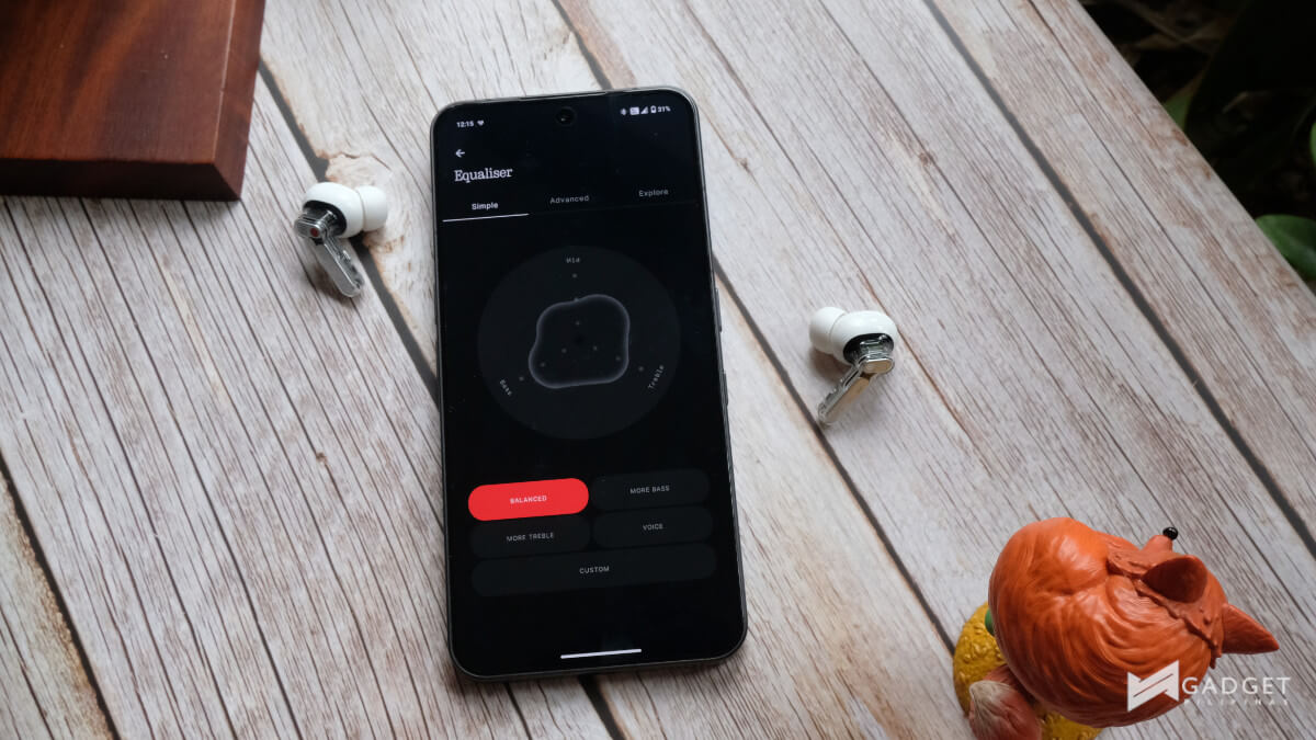 Nothing Ear (3) review Nothing X basic EQ