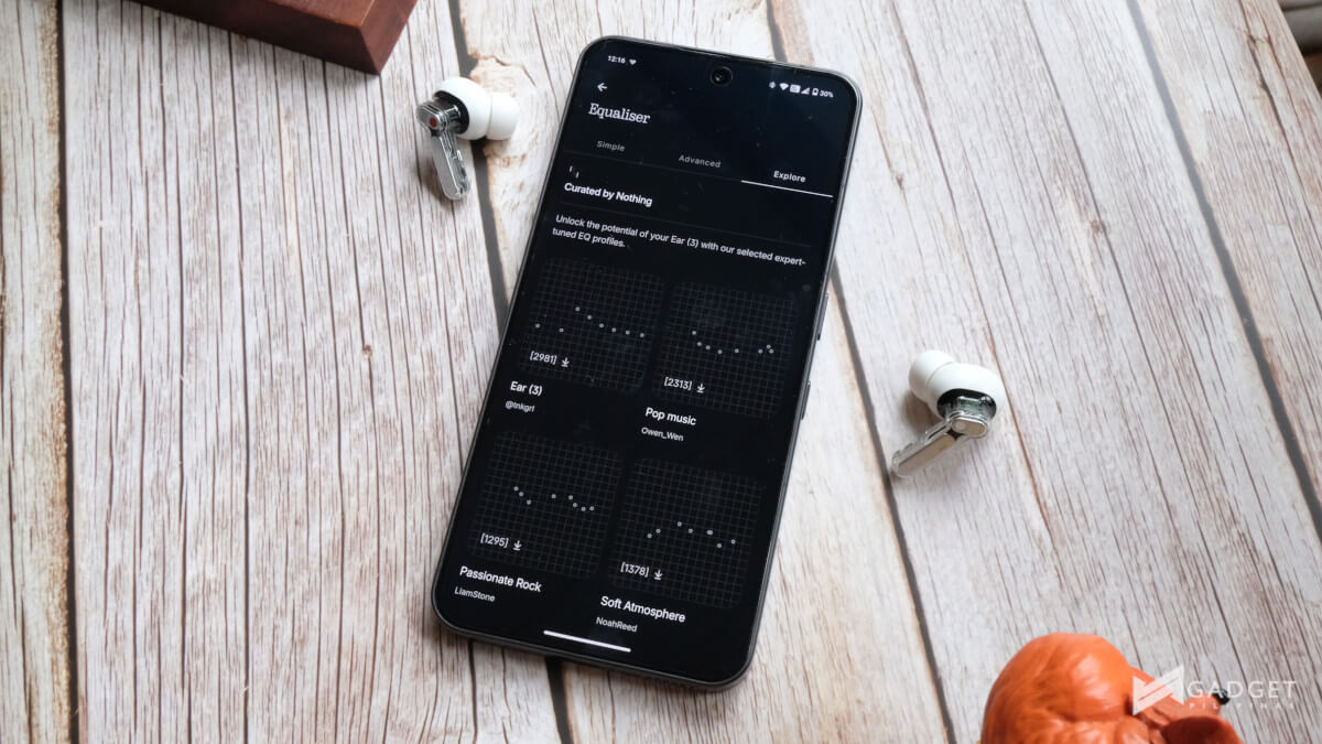 Nothing Ear (3) review Nothing X shared EQ