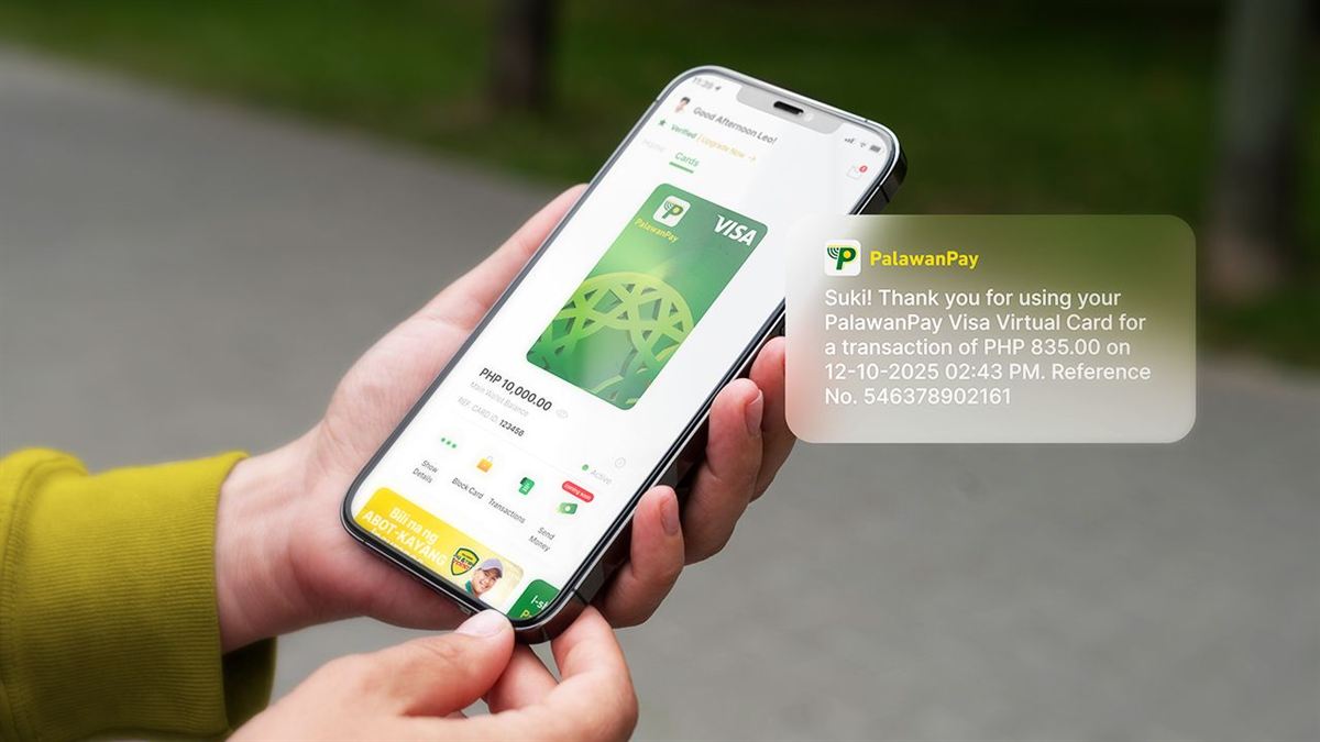 1 PalawanPay Visa Card