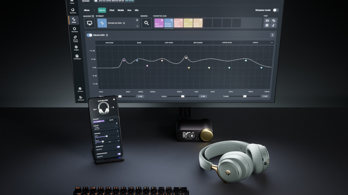 SteelSeries Arctis Nova Elite PH launch switching