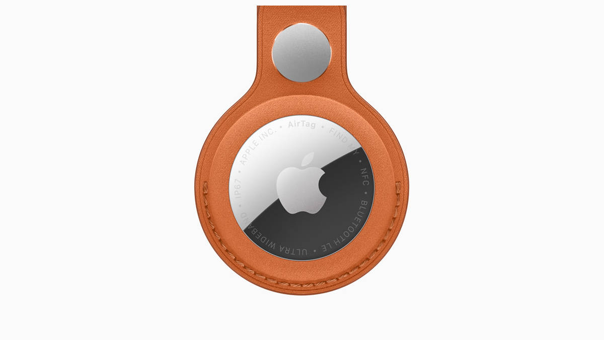 Apple AirTag FineWoven Key Ring inline