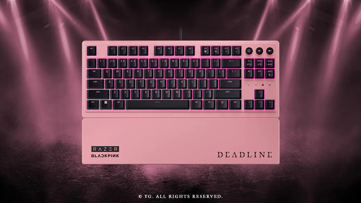 Blackpink x Razer Collection launch Razer Ornata V3 TKL