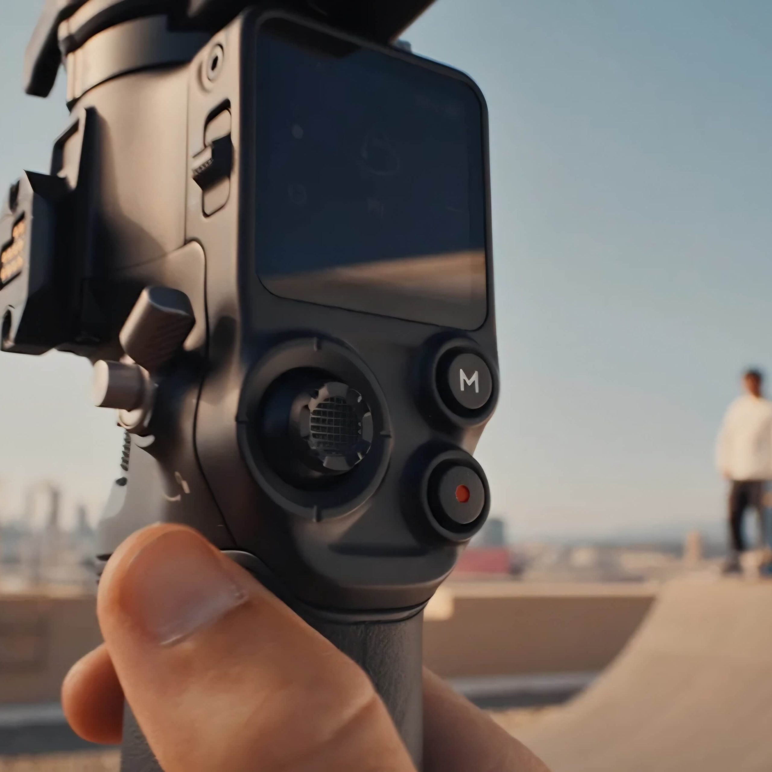 DJI RS 5 China launch touchscreen