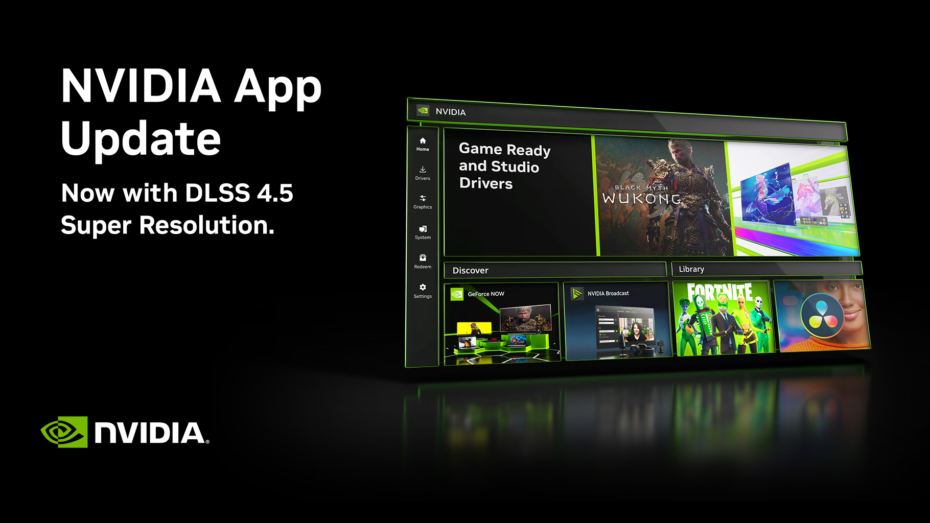 NVIDIA App Update DLSS 4.5