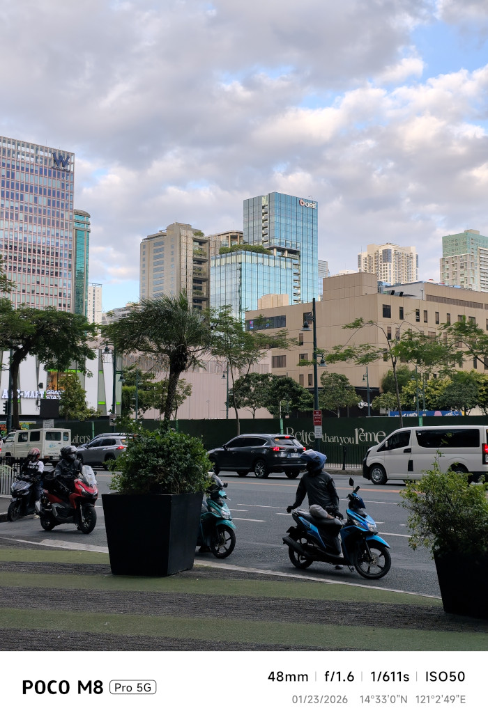 POCO M8 Pro 5G Review rear camera sample ultrawide comparo 1