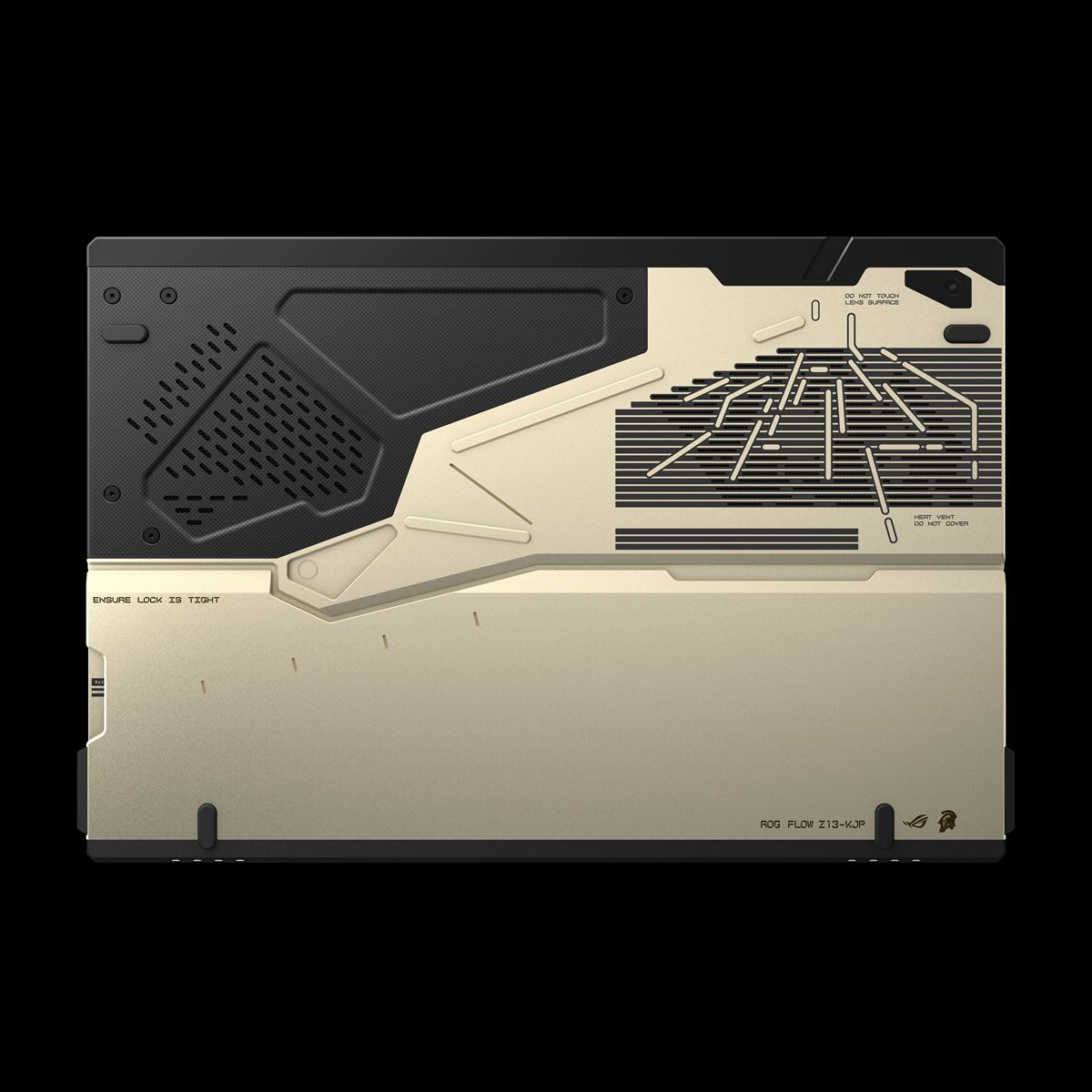 ROG Flow Z13 KJP rear view of the Z13 KJP