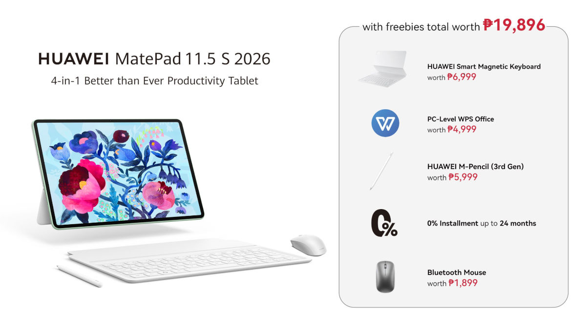 HUAWEI MatePad 11.5 S 2026 PH coming soon bundle