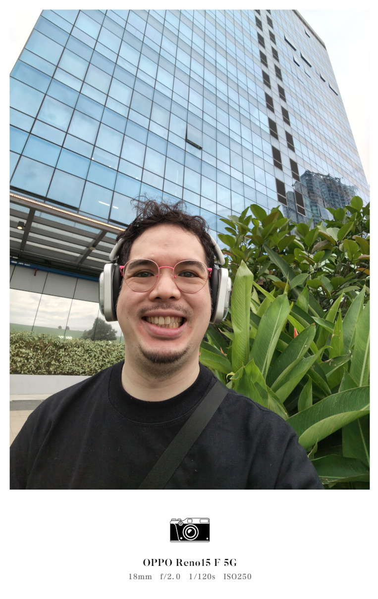 OPPO Reno15 F 5G Review camera sample front 0.6x