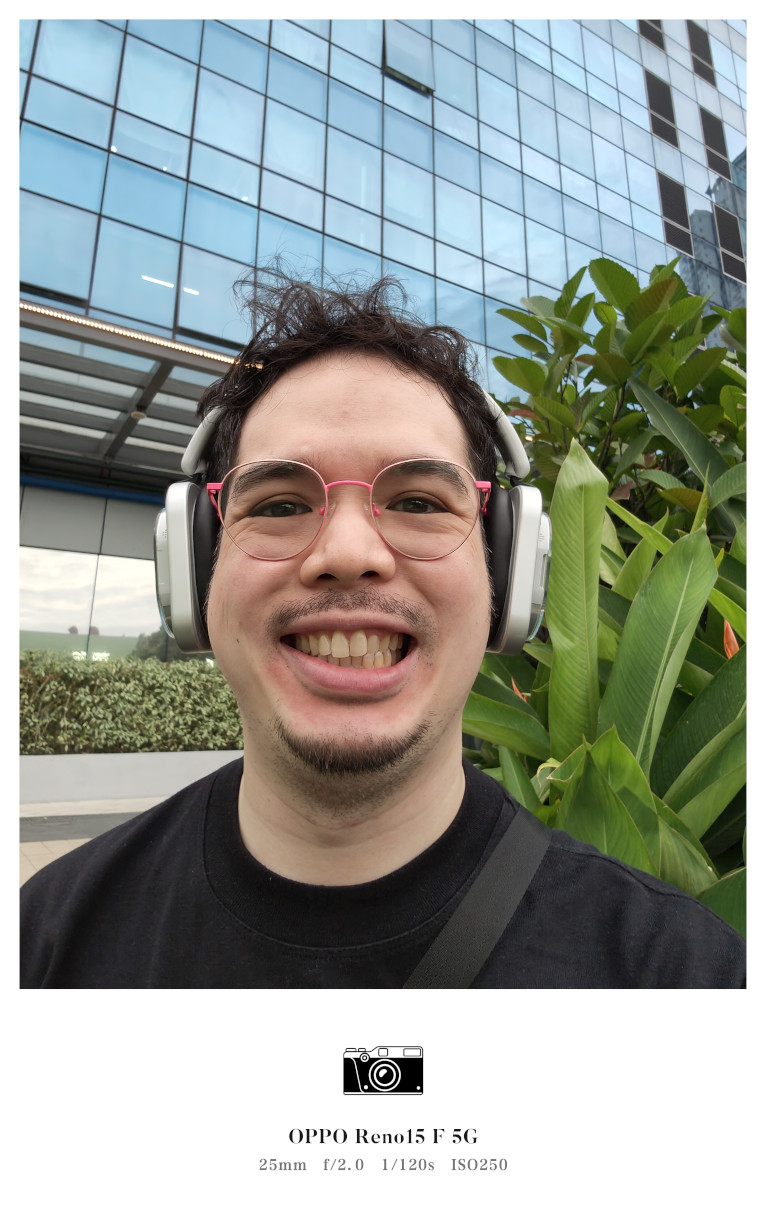 OPPO Reno15 F 5G Review camera sample front 1x