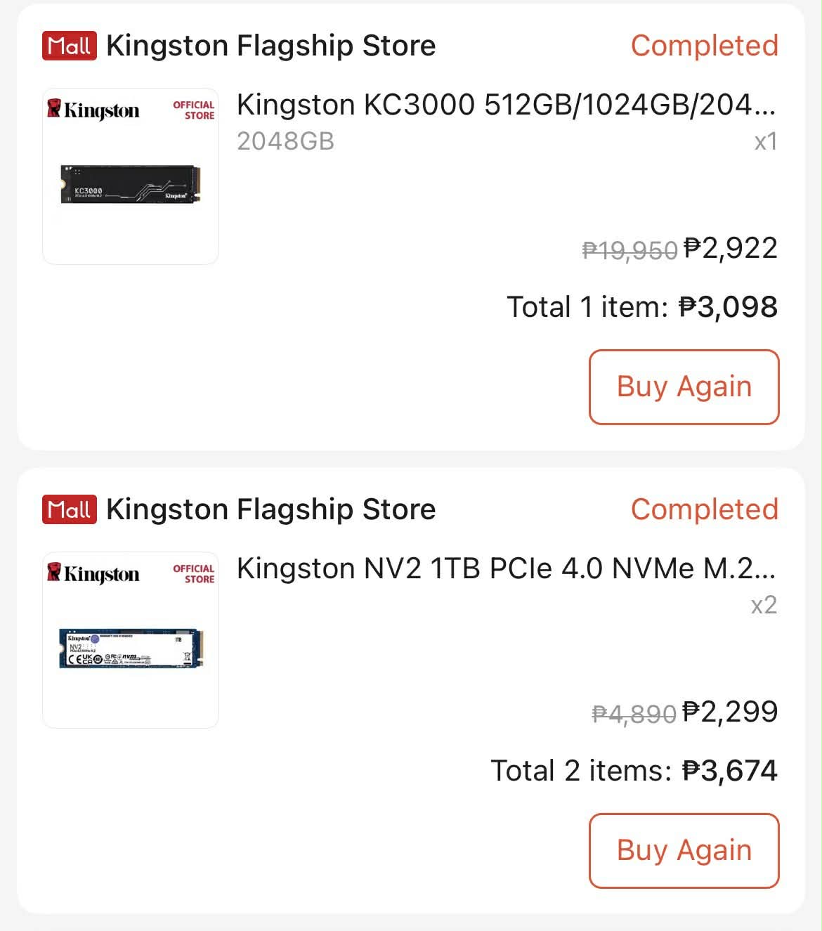 RAM SSD Price Hike 2026 Kingston 2025 PH