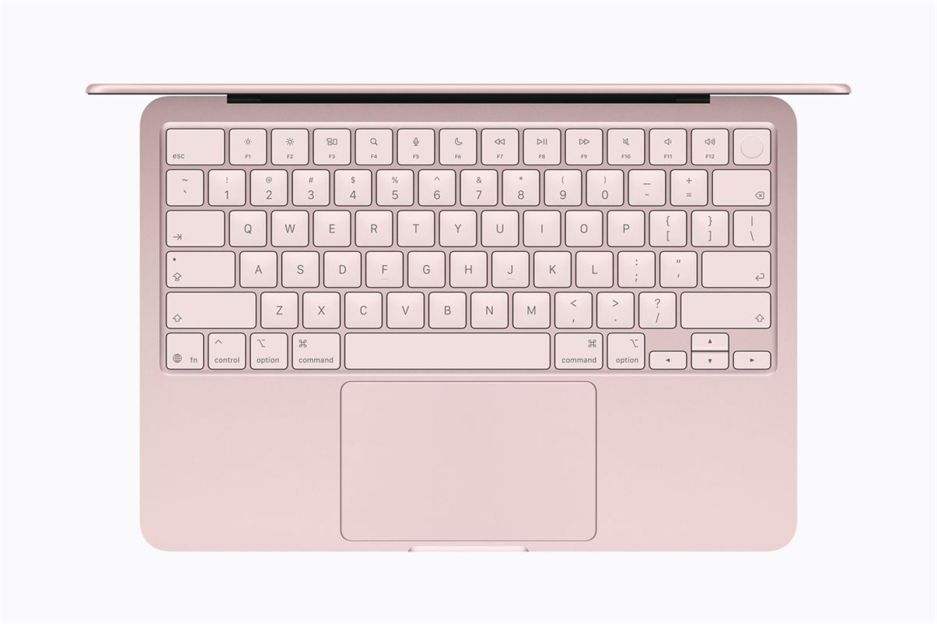 Apple MacBook Neo keyboard and trackpad 260304