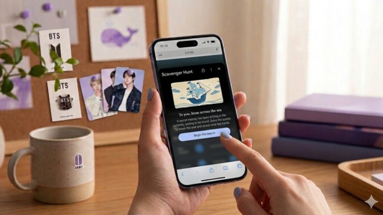 Google Search BTS Scavenger Hunt 1