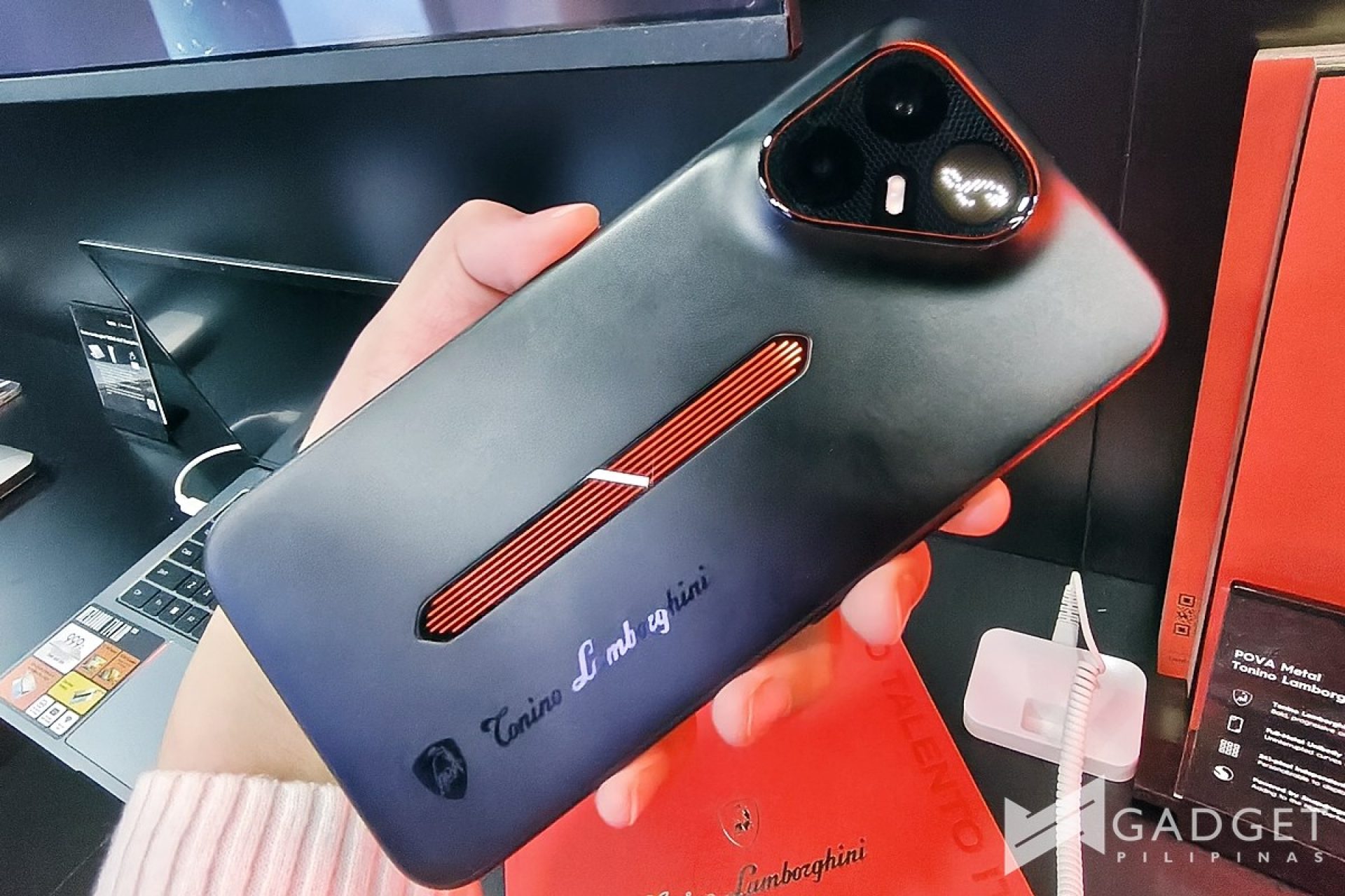 MWC 2026 TECNO Tonino Lamborghini POVA Metal Limited Edition Black