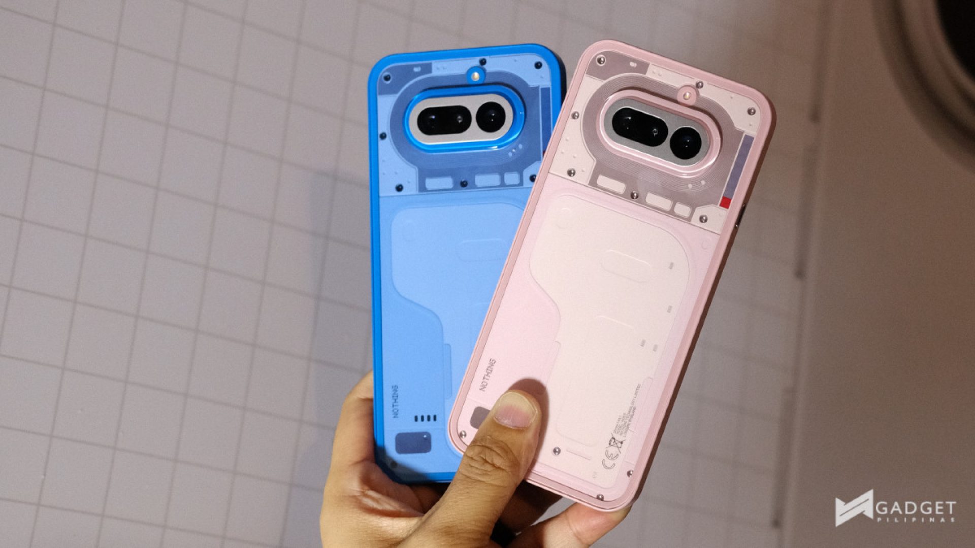 Nothing (a) series Pre order Nothing Phone (4a) Blue and Pink