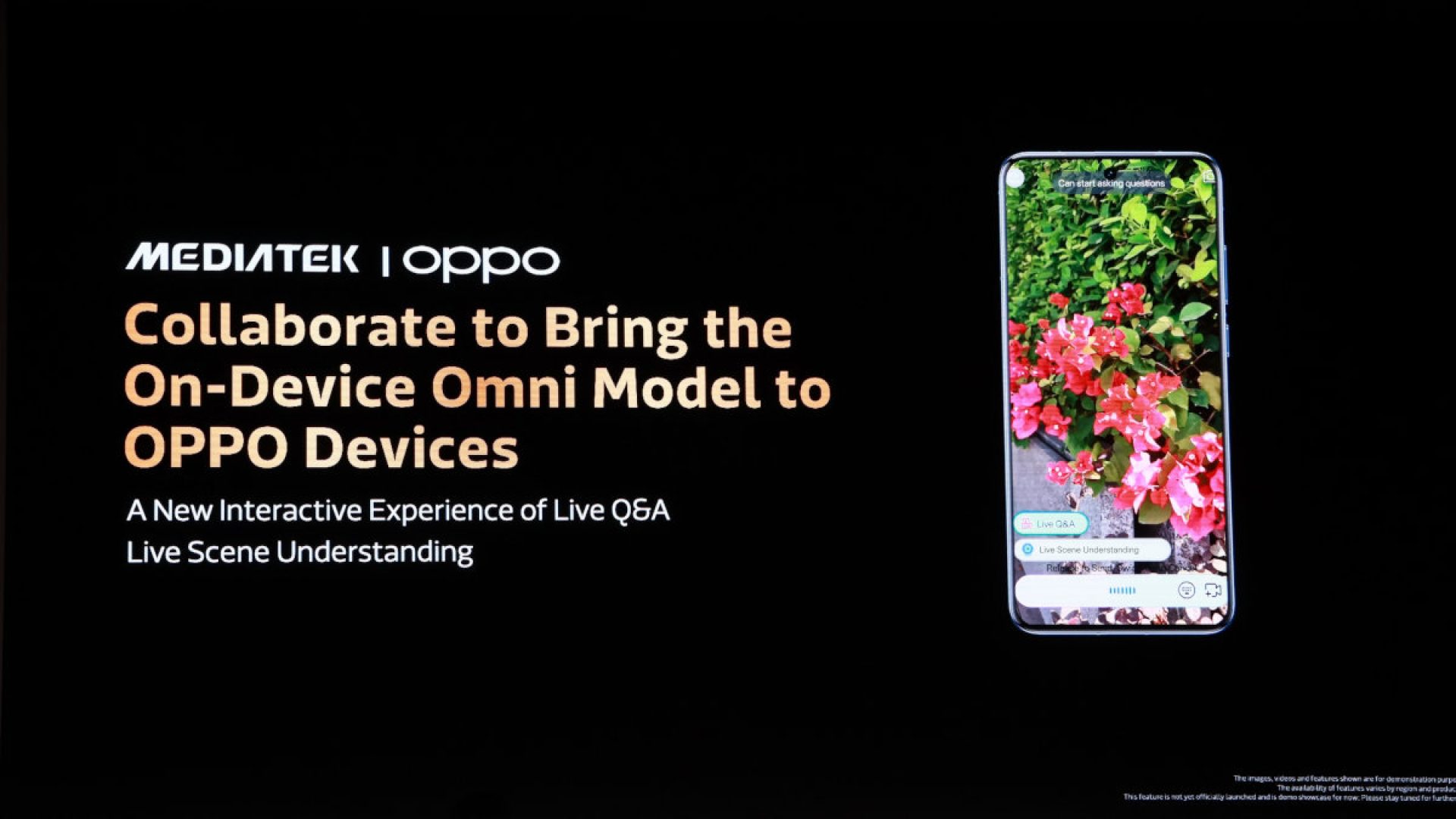OPPO MediaTek MWC 2026 On device AI Omni