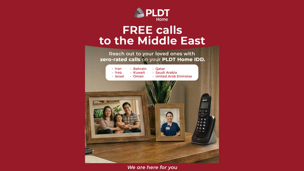 PLDT Free IDD Calls to Middle East
